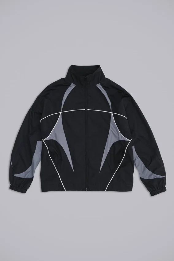 Veste Vapor noire à empiècements