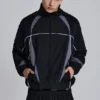 Veste Vapor noire à empiècements