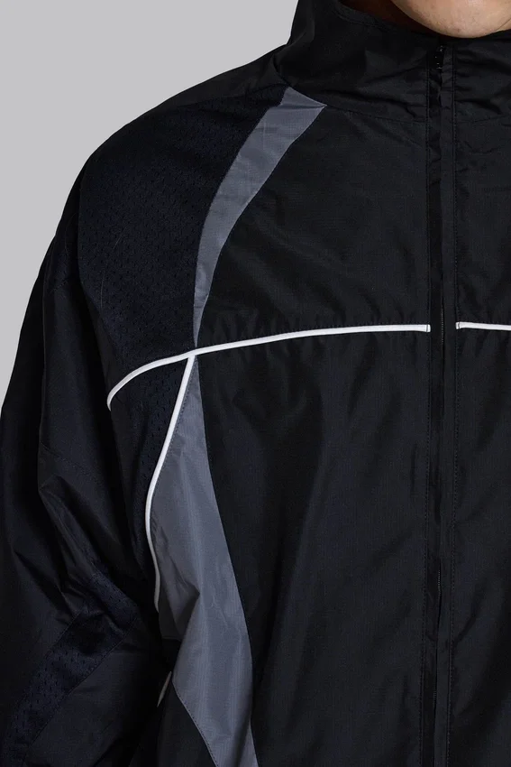 Veste Vapor noire à empiècements