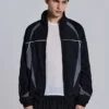 Veste Vapor noire à empiècements