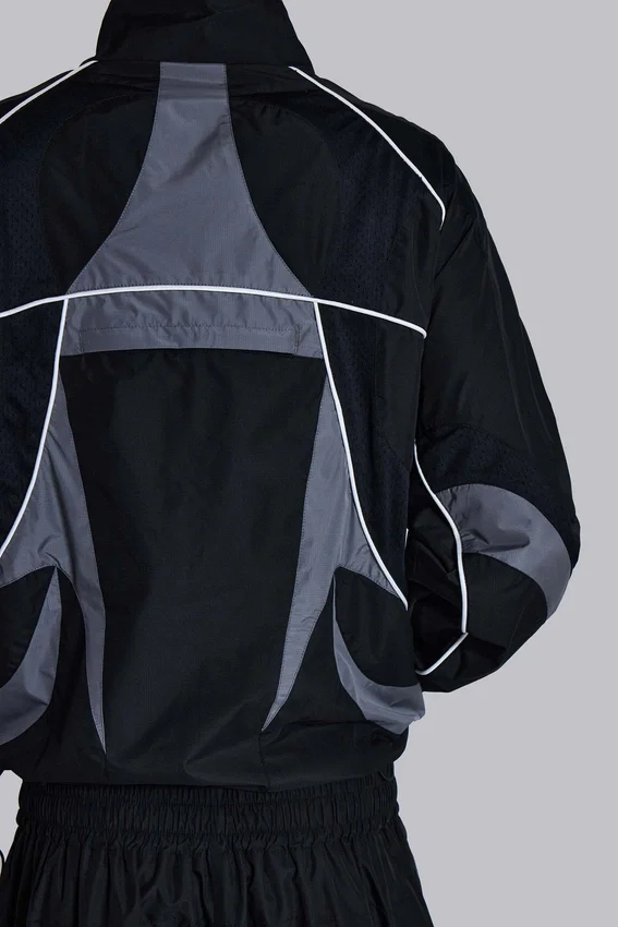 Veste Vapor noire à empiècements